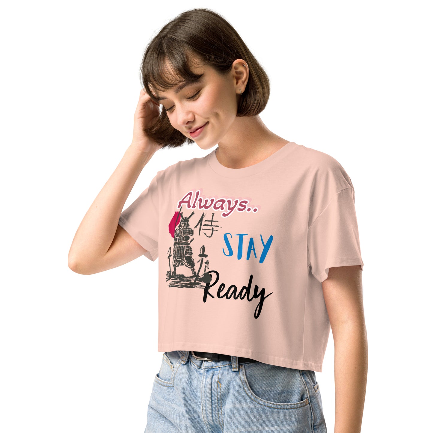 Always Stay Ready Women’s crop top