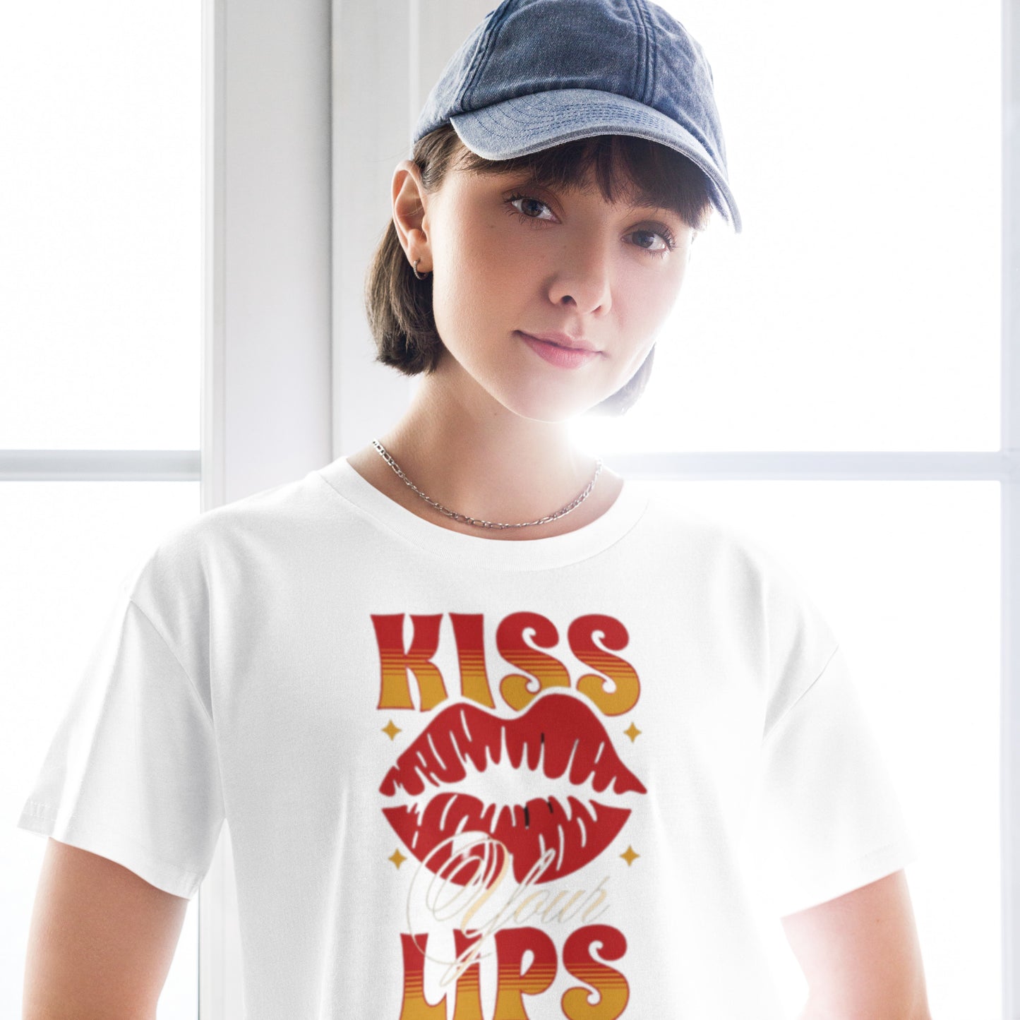 Kiss Your Lip's Women’s crop top