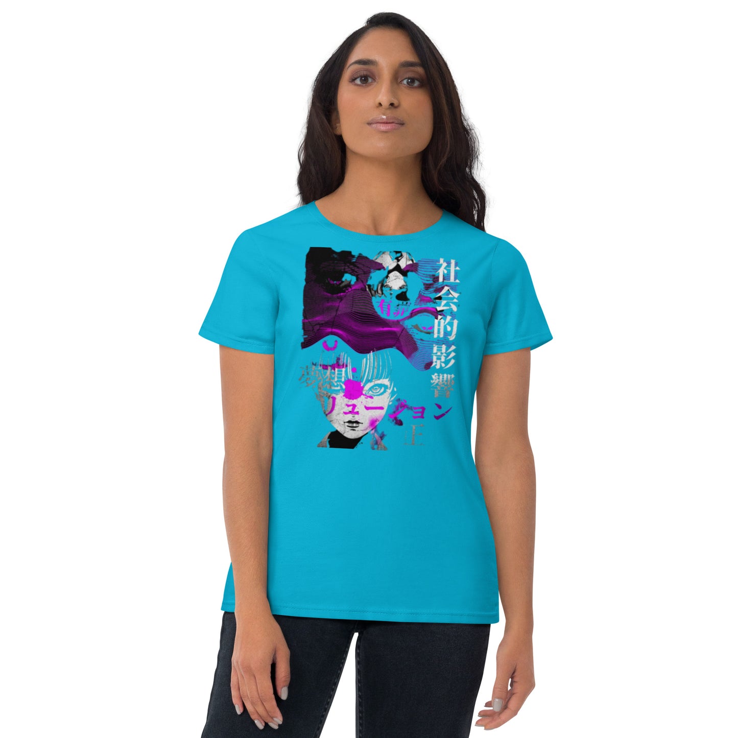 Anime Women's short sleeve t-shirt