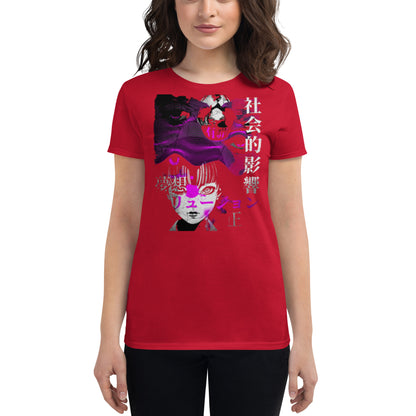 Anime Women's short sleeve t-shirt