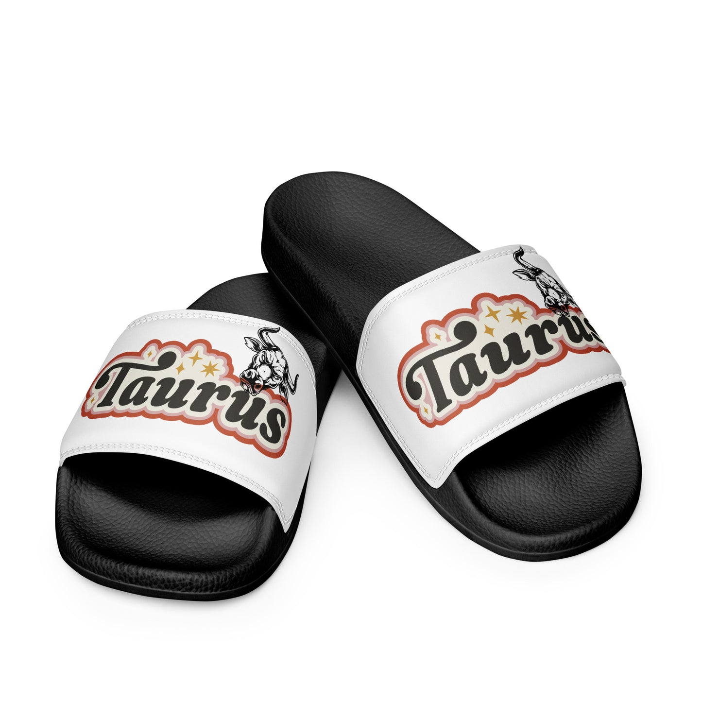 White Taurus Women's slides