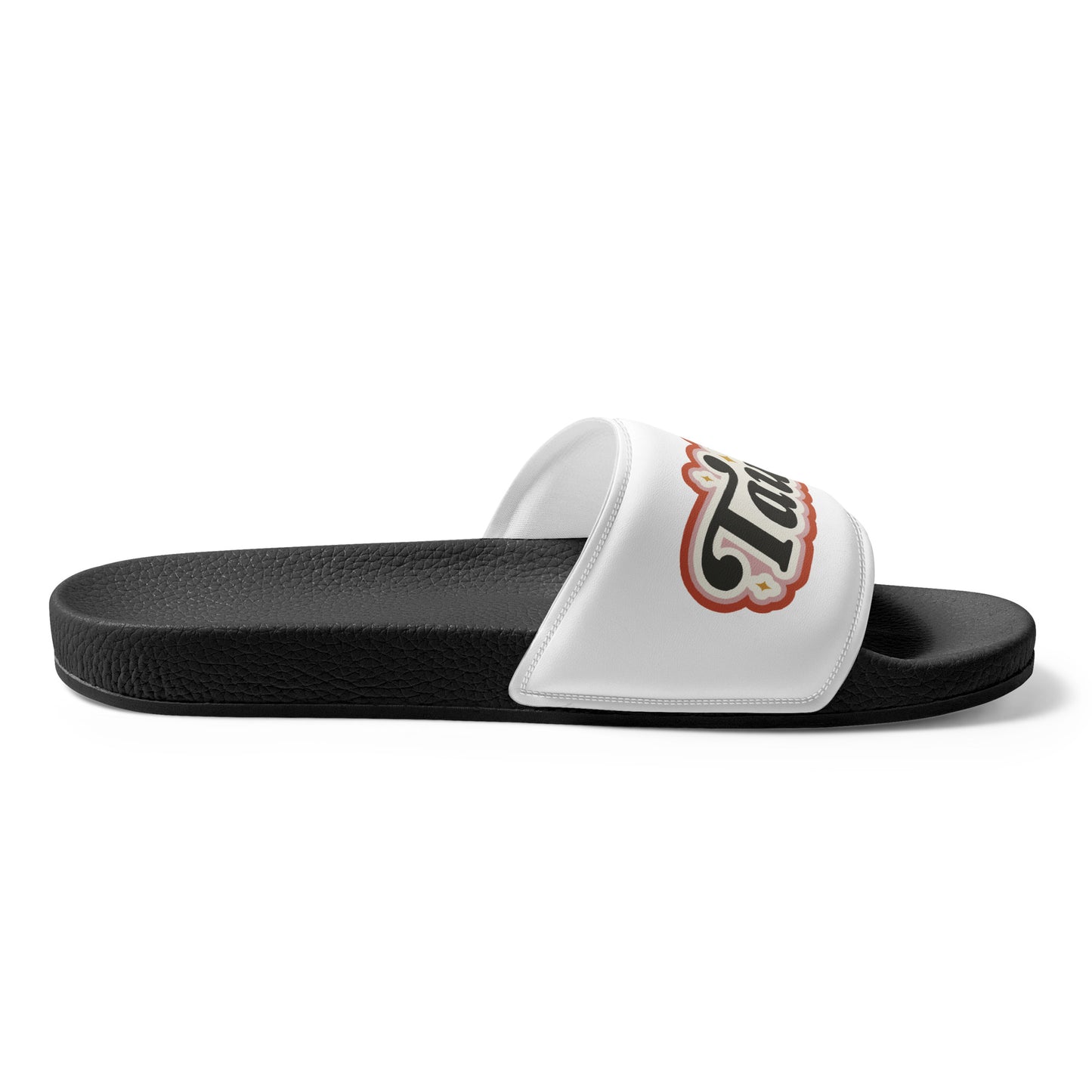 White Taurus Women's slides