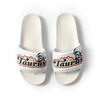 White Taurus Women's slides