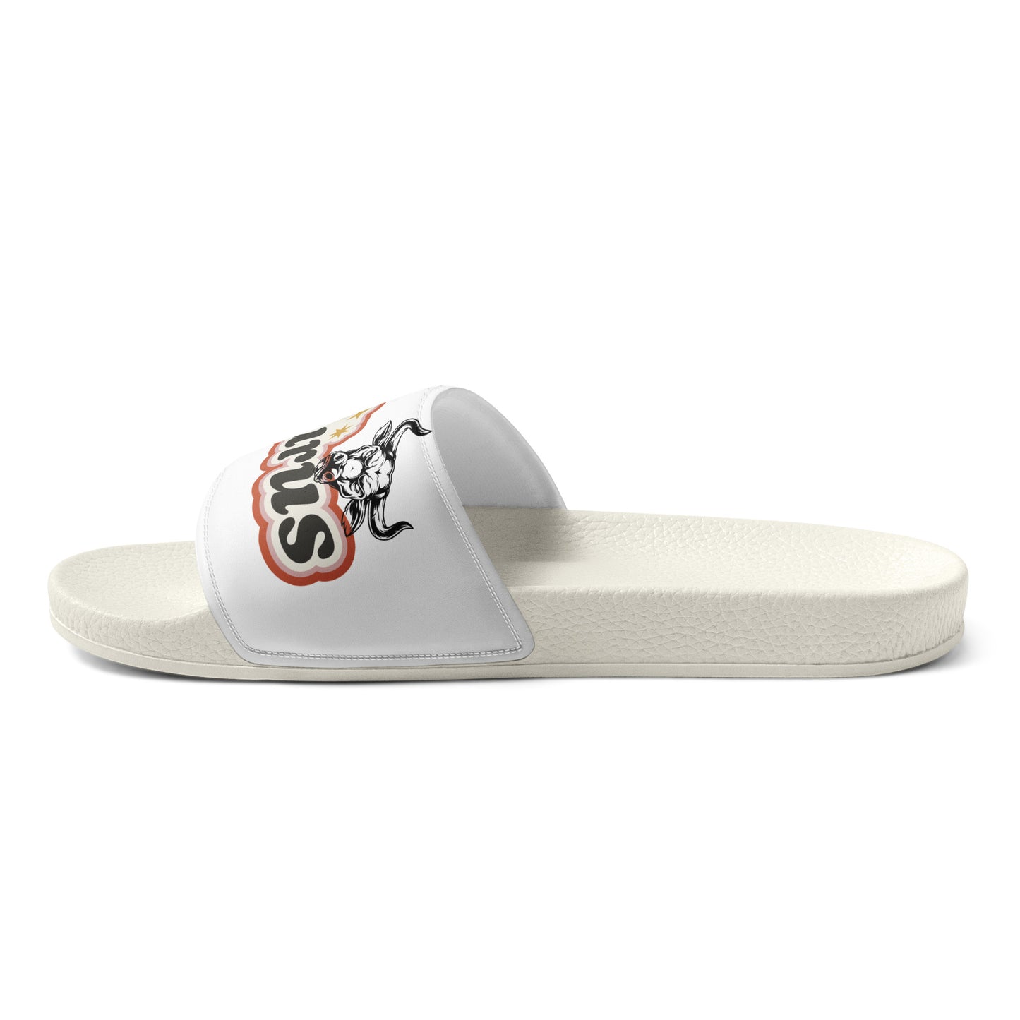 White Taurus Women's slides